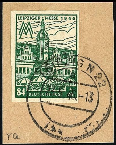 West Sachsen Mi 165 BY a Luxus Brifstück, gep. Ströh BPP, ME 280€
