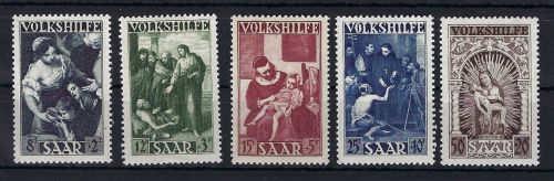 Saarland Mi 267-271 ** in einwandfreier Qualität, ME 120€