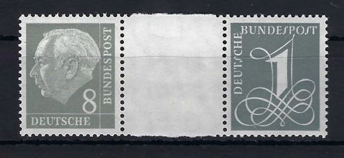 Bund Zusammendrucke, W 15b YII **, einwandfrei, gep. Schlegel BPP