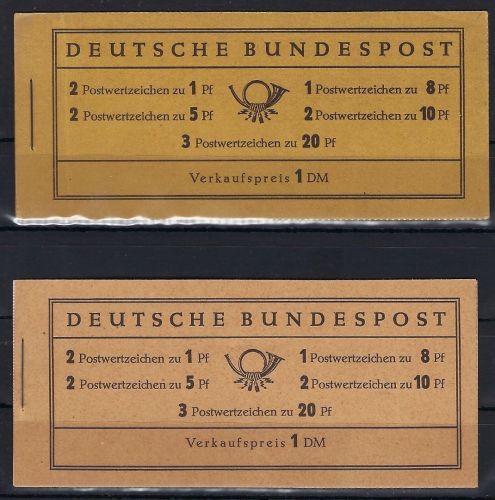 Bund Heuss I, MH 4x RLV III + 4 YII RLV II je **, ME 120€