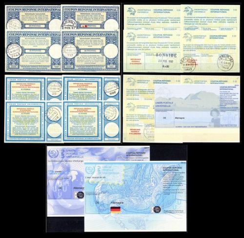 Inter. Antwortscheine BRD Muster London 1955, Mi IAS 1-IAS 20, ME 266€