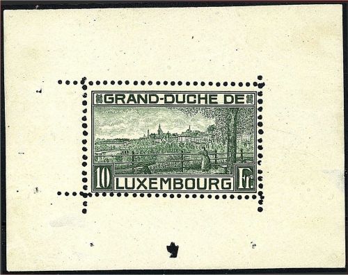 Luxemburg 1923, Block 1 **, Geburt der Prinzessin Elisabeth, ME 1.800€
