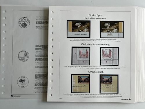 Bund Deutschland Plus 2007 Eckränder, komplett ** + °, o. Deckblatt