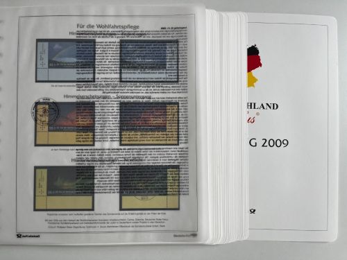 Bund Deutschland Plus 2009 Eckränder, komplett ** + °, m. Deckblatt