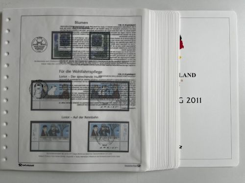 Bund Deutschland Plus 2011 Eckränder, komplett ** + °, m. Deckblatt