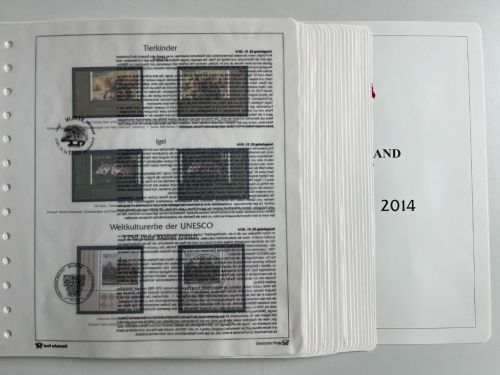 Bund Deutschland Plus 2014 Eckränder, komplett ** + °, m. Deckblatt