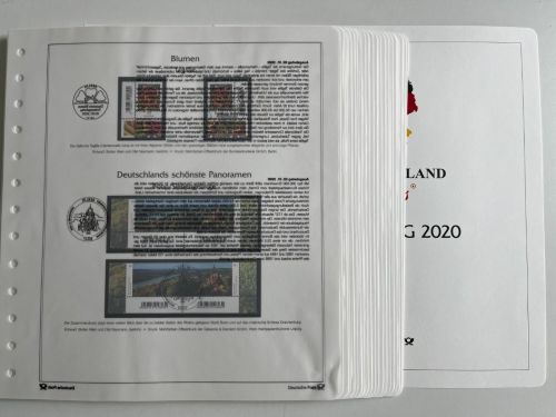 Bund Deutschland Plus 2020 Eckränder, komplett ** + °, m. Deckblatt