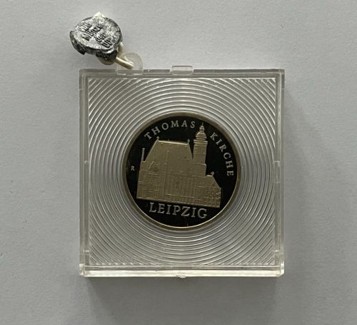DDR 5 Mark 1984 PP, Thomas Kirche Leipzig, verplombt