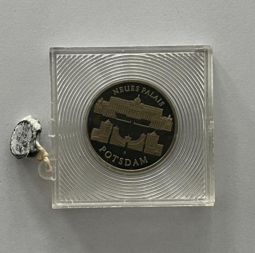 DDR 5 Mark 1986 PP, Neues Palais Potsdam, verplombt