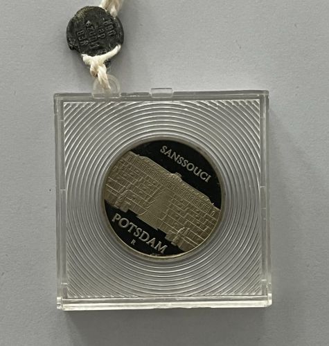 DDR 5 Mark 1986 PP, Schloß Sanssouci Potsdam, verplombt