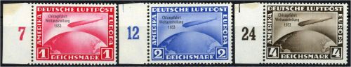 C) DR Mi 496-498 * ungebraucht mit Erstfalz, Luxusqualität, ME 1.200€