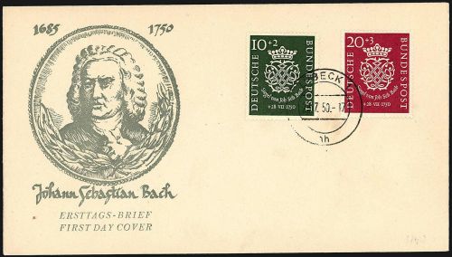C) Bund Mi 121-122 FDC, ME 600€
