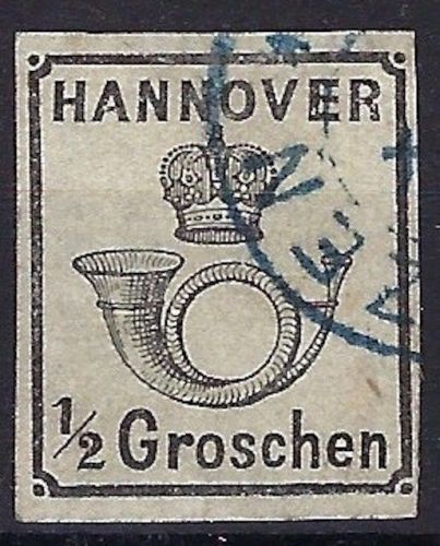 P) Hannover Mi 17 y ° vollrandig und einwandfrei, ME 250€