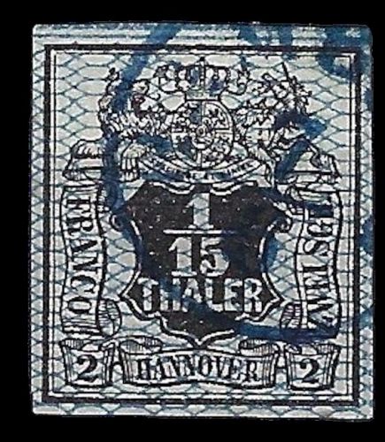 P) Hannover Mi 11 ° vollrandig