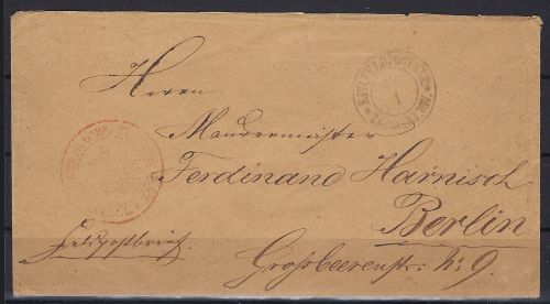 P) Preußen 1871 Feldpostbrief Füsilier-Regiment....
