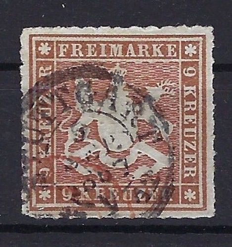 P) Württemberg Mi 33a ° in guter Qualität, ME 120€