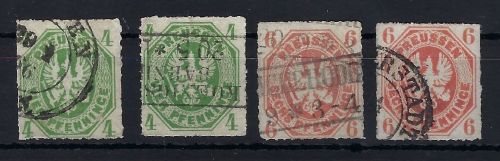 Preußen Mi 14-15 a/b °, ME 172€