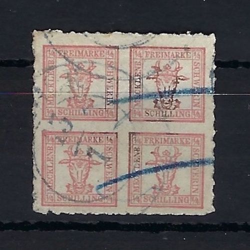 Mecklenburg-Schwerin, Mi 5a ° gepr. Flemming, gute Qualität, ME 100€