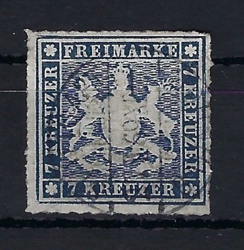 Württemberg Mi 35 b °, gepr. Thoma BPP, ME 220€