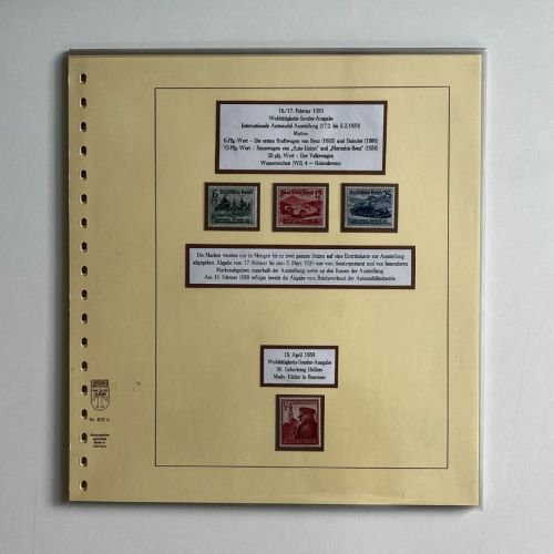 DR 1939** komplett ink. ZD´s, aus Ausstellungssammlung, ME 1.175€