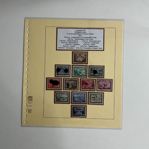 DR 1938-1939 °, Partie aus Ausstellungssammlung, ME 303€