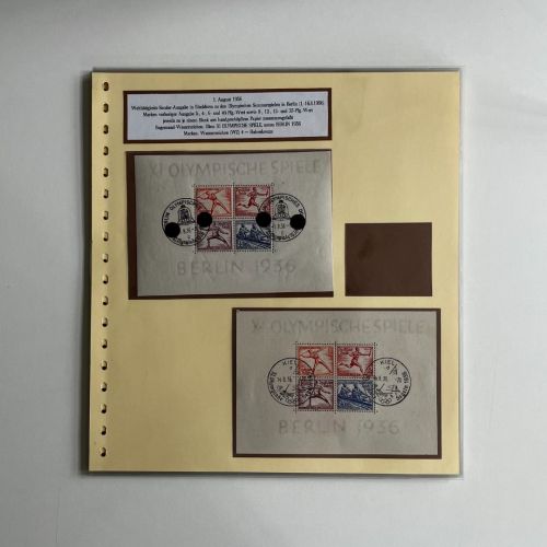 DR 1936-1944 ° mit Dienst, Partie aus Ausstellungssammlung, ME 434€
