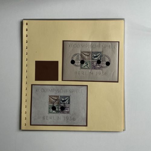 DR 1936-1937 ° Block 4-11, Partie aus Ausstellungssammlung, ME 538€
