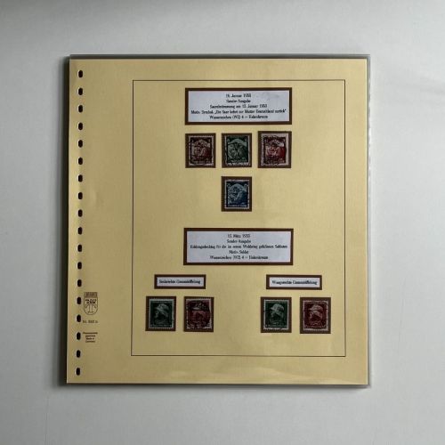 DR 1935-1937 ° Partie aus Ausstellungssammlung, ME 293€