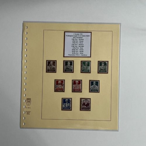 DR 1933-1934 ° Partie aus Ausstellungssammlung, ME 485€