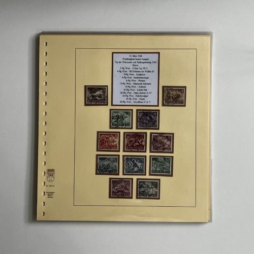 DR 1942-1944 ° mit Dienst, Partie aus Ausstellungssammlung, ME 298€