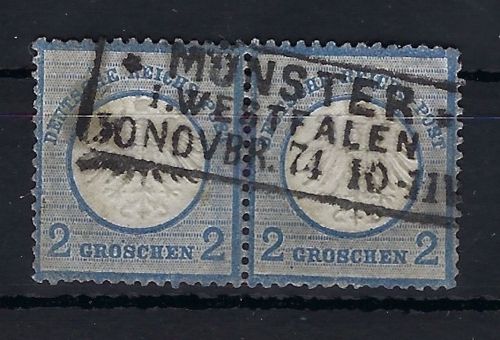 DR Mi 5 ° waag. Paar mit vollständigem Ra3 Münster Westfalen