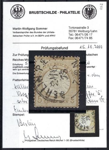 DR Mi 22 ° mit PF I, Befund Sommer BPP, ME 280€