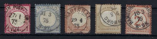 DR Mi 19-22 (21a), 29 je gestempelt, ME 290€