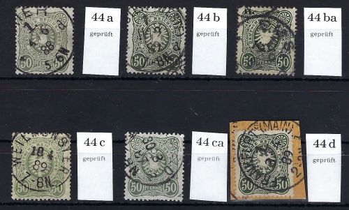 DR Mi 44 a - d, gest. und gepr., komplette Garnitur, ME 159€