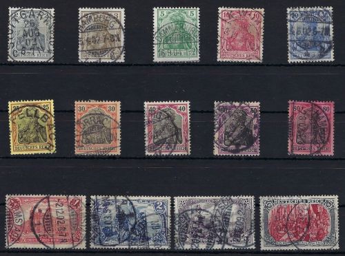 DR Mi 68-77, 78-81 gestempelt, ME 195€