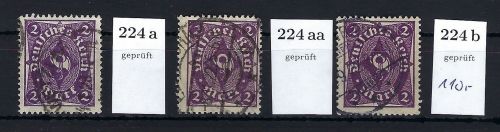 DR Mi 224 a - b °, komplette Garnitur, ME 121€