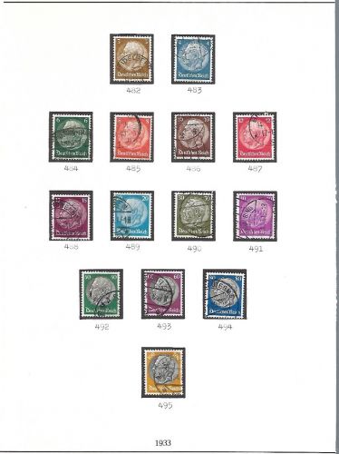 DR gestempelte Teilsammlung aus Mi 482-683