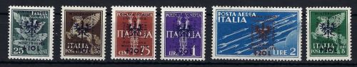 D. Bes. 2. WK Laibach Mi 39-44 ** 2. Wahl