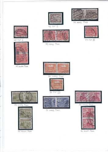Berliner Bauten 1949, Spezial Partie, S.+W. Paare/VB/PF, ME ca. 700€