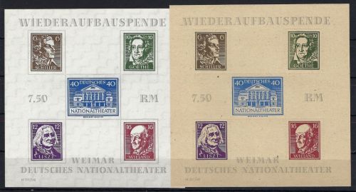Thüringen Block 3 A (*) + 3 B **