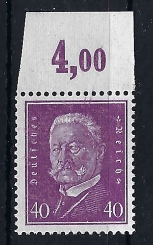P) DR Mi 418 P OR ** gepr. Schlegel BPP, ME 500€, OR vorgefaltet