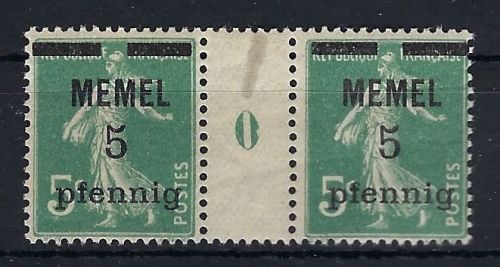 P) Memel 18 b ZW Ms 0 **