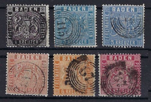 Baden Mi 9 - 11 ° mit 10a/b und 11a/b, teils geprüft,ME 650€