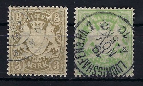 Bayern Mi 69-70x °, gute Zähnung, ME 80€