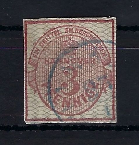 Hannover Mi 8 b ° vollrandig