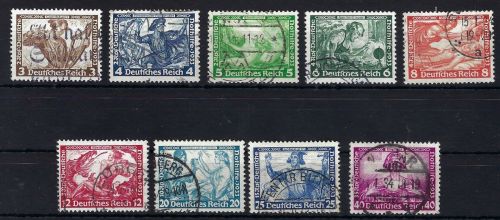 DR Wagnersatz, Mi 499-507 A °, Mi 505-07 gep. Schlegel BPP, ME 500€