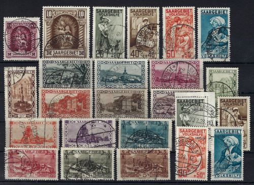 Saargebiet 3 komplette Jahrgänge: 1925, 1926, 1927, ME 390€
