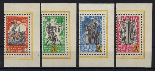 D. Bes. Belgien Flämische Legion, Mi I-IV **, ME 110€