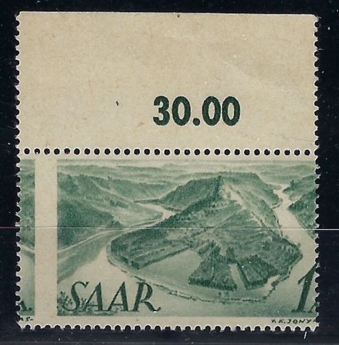 Saar Mi 225 ** Oberand, stark verzähnt