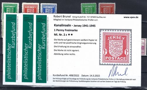 C) D. Bes. Guernsey/Jersey komplett **, Teils mit KB Brunel VP, ME 285€